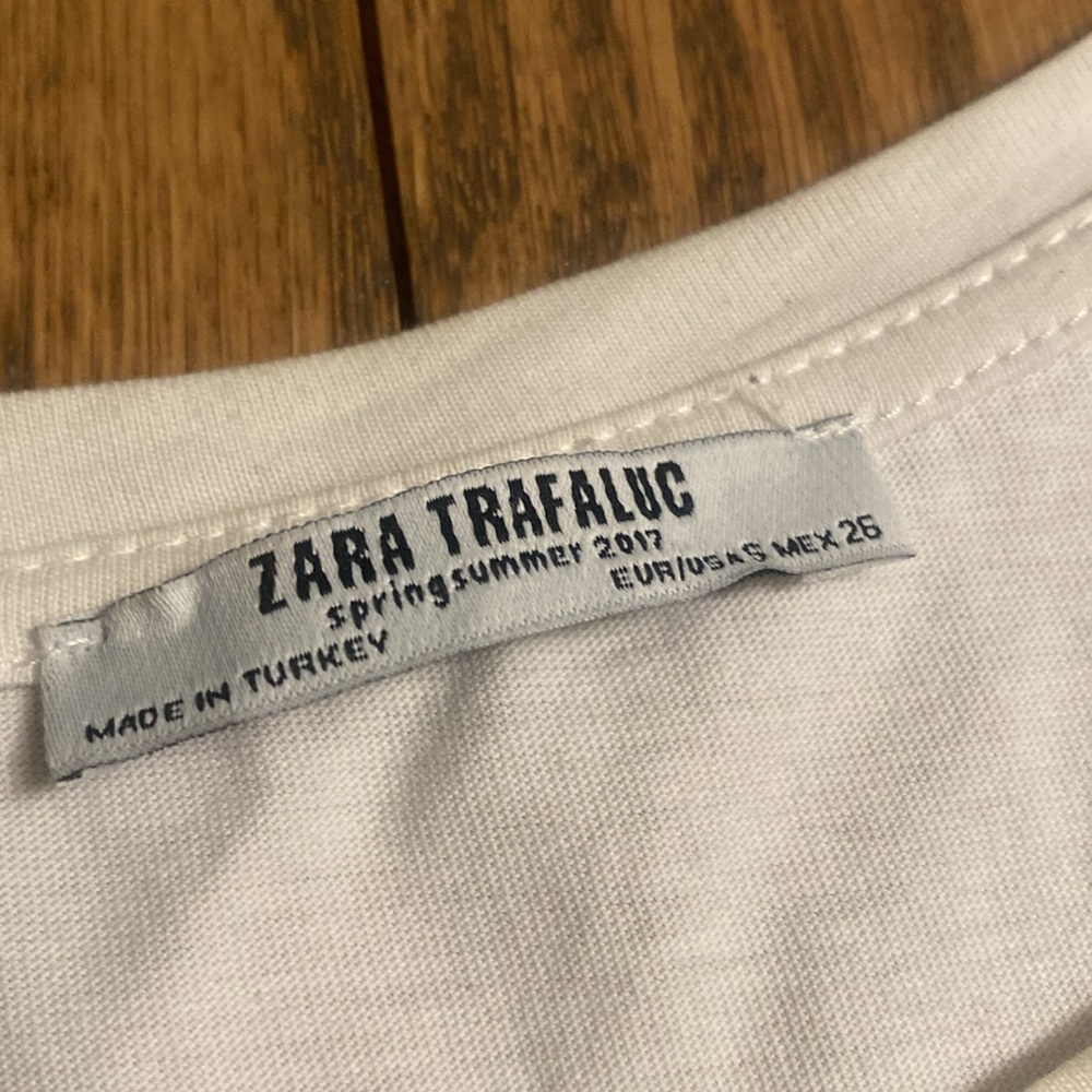 Zara slogan tee shirt - Picture 3 of 5